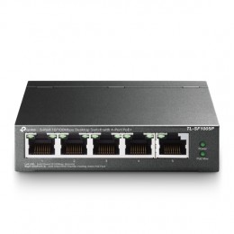 Коммутатор PoE+ 5-портовый Tp-Link TL-SF1005P