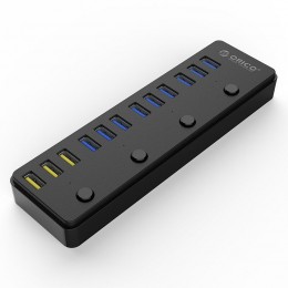 USB Хаб ORICO P12-U3-EU-BK