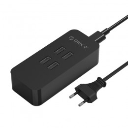 Зарядное устройство ORICO DCV-4U-(EU)-BK